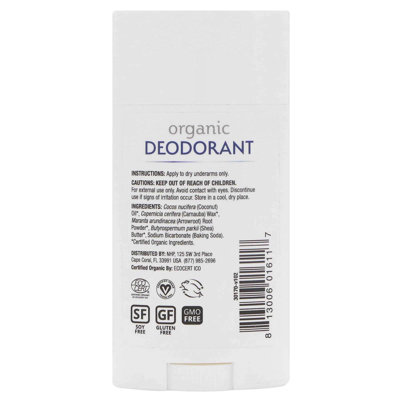 Dr. Mercola, Desodorante Orgânico sem Cheiro - 2.5 oz. (70.8g) - Imagem 2