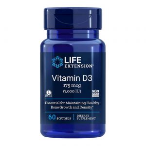 Life Extension, Vitamina D3 7000 IU - 60 Cápsulas em Gel