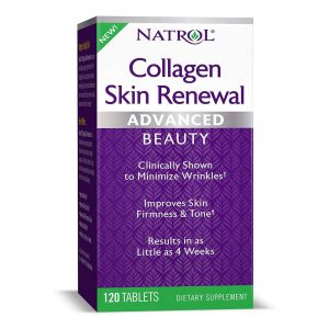 Natrol, Renovação de Colágeno da Pele - 120 Comprimidos