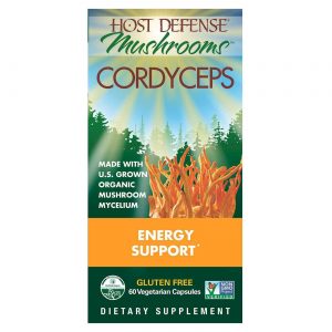 Host Defense, Cordyceps Cogumelos - 60 Cápsulas Vegetarianas