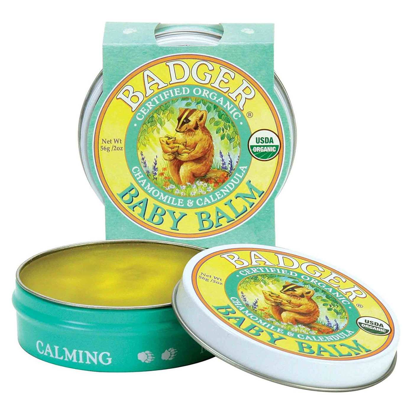 Badger Certified Organic Baby Balm Chamomile and Calendula 56 g