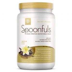 Solgar, Shake Spoonfuls Vegano Proteína Nutricional, Baunilha - 574 g