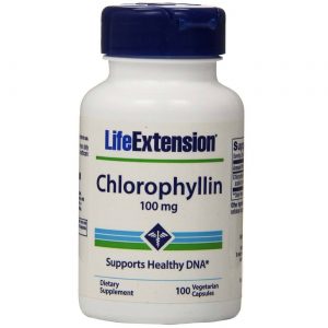 Life Extension, Clorofilina 100mg - 100 Cápsulas Vegetarianas