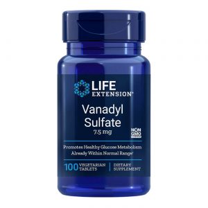 Life Extension, Sulfato de Vanádio - 100 Tabletes