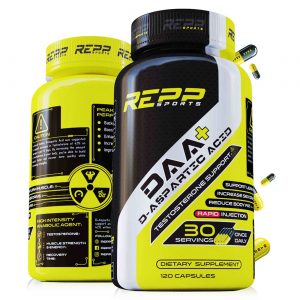 Repp Sports, DAA + D-Ácido Aspártico - 120 Cápsulas