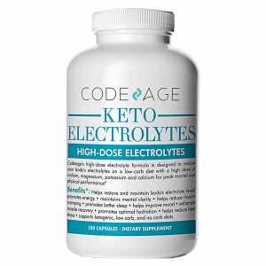 CodeAge, Keto Eletrólitos Alta-Dose - 180 Cápsulas