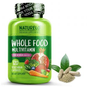 Naturelo, Multivitamínico Alimento Integral para Mulheres Livre Ferro - 120 Cápsulas