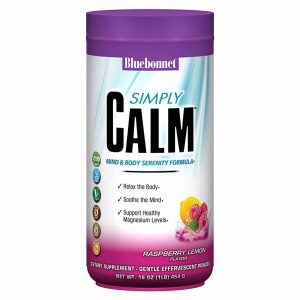 Bluebonnet Nutrition, Simplesmente Calmo - Sabor Framboesa e Limão - 454 g