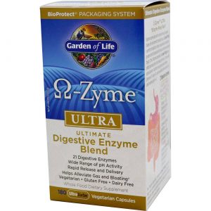 Garden of Life, Ômega-Zyme™ Ultra - 180 Cápsulas