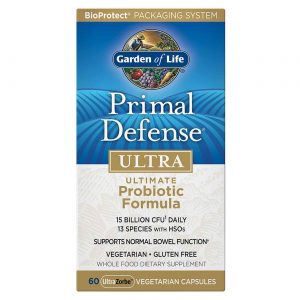 Garden of Life, Primal Ultra Defense Probiótico - 60 Cápsulas Vegetarianas