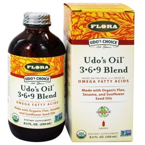 Flora, Udo's Oil® - Mistura de Óleos de Ômegas 3-6-9 - 250mL