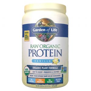 Garden of Life, Proteína Orgânica RAW, Baunilha - 624 g