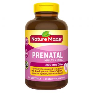 Nature Made, Pré-Natal Multi + DHA - 150 Cápsulas