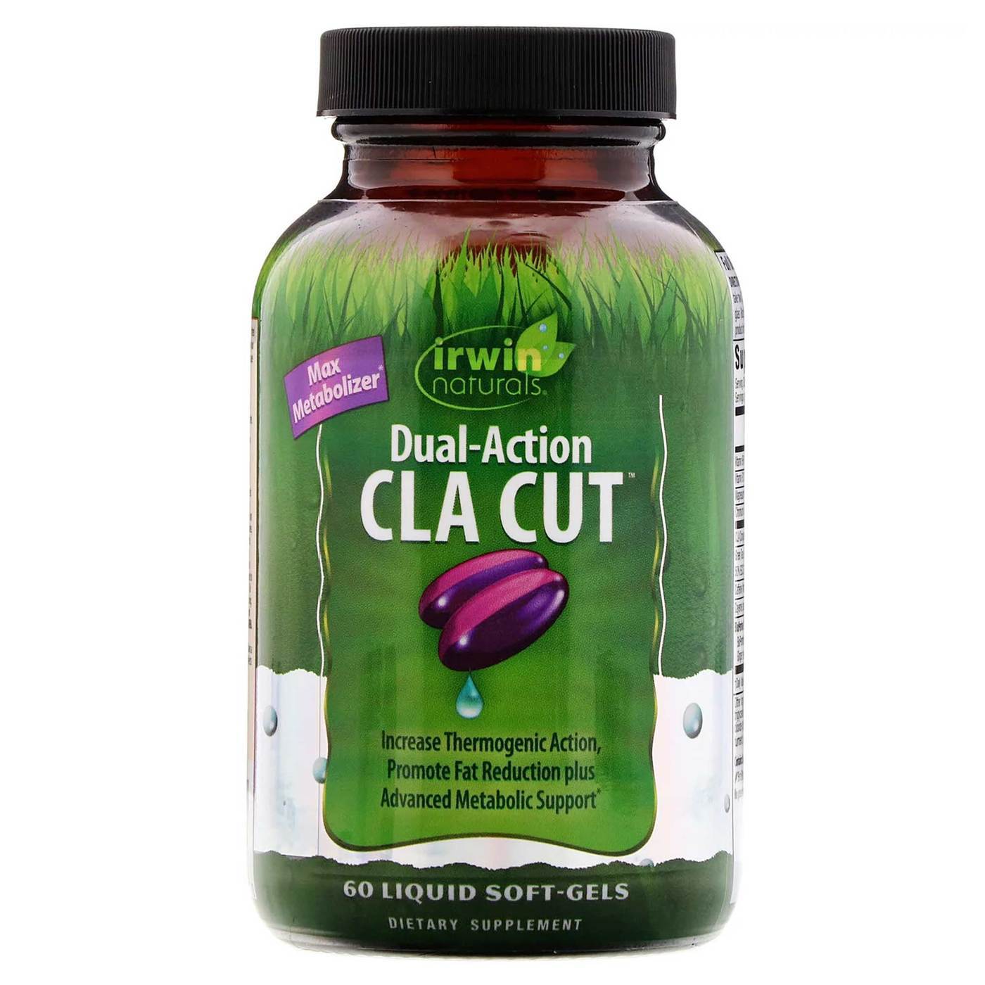 Irwin Naturals Corte CLA de ação dupla - 60 cápsulas gelatinosas líquidas