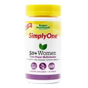 Super Nutrition SimplyOne 50+ Women Triple Power Multivitamins - 90 Tablets