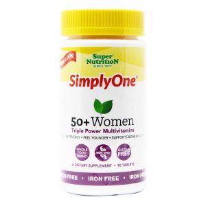 Super Nutrition SimplyOne 50+ Women Iron-Free - 90 Tablets