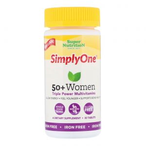 Super Nutrition SimplyOne 50+ Women Iron-Free - 30 Tabets