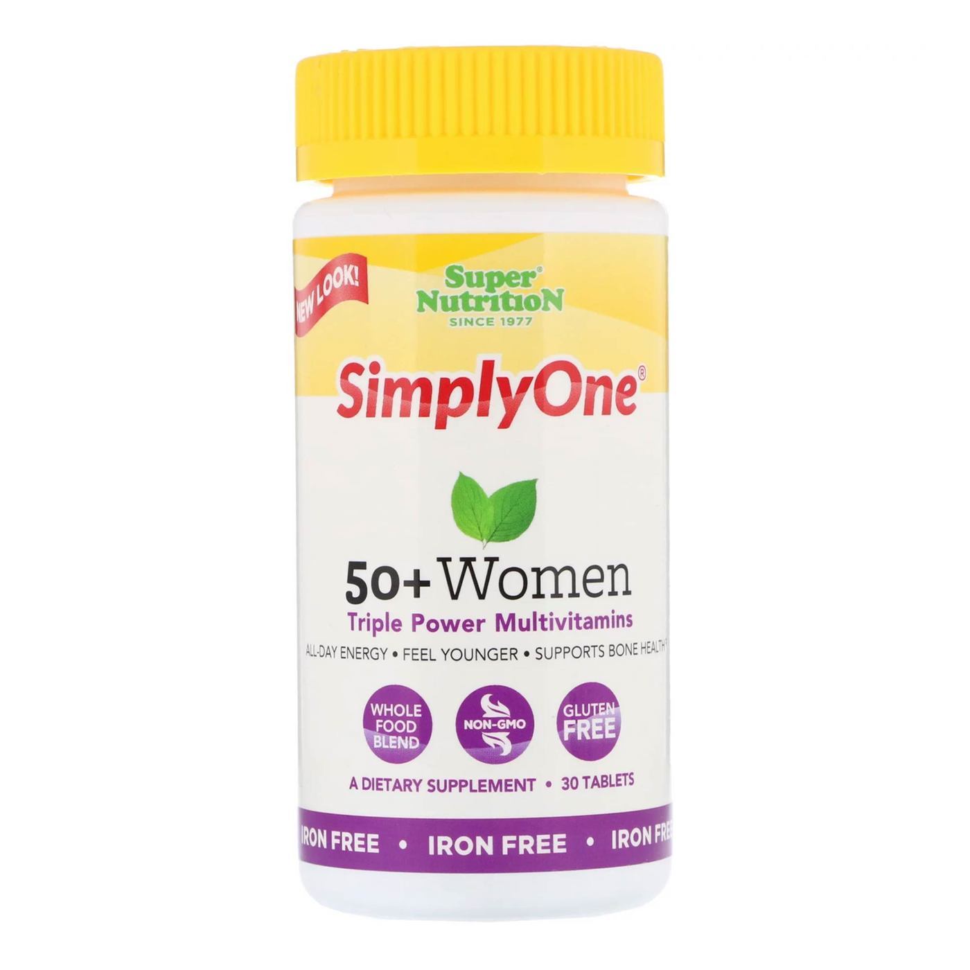 Super Nutrition SimplyOne 50+ Women Iron-Free - 30 Tabets