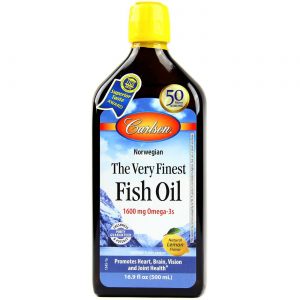 Carlson Labs, Óleo de Peixe, Sabor Limão - 500 ml