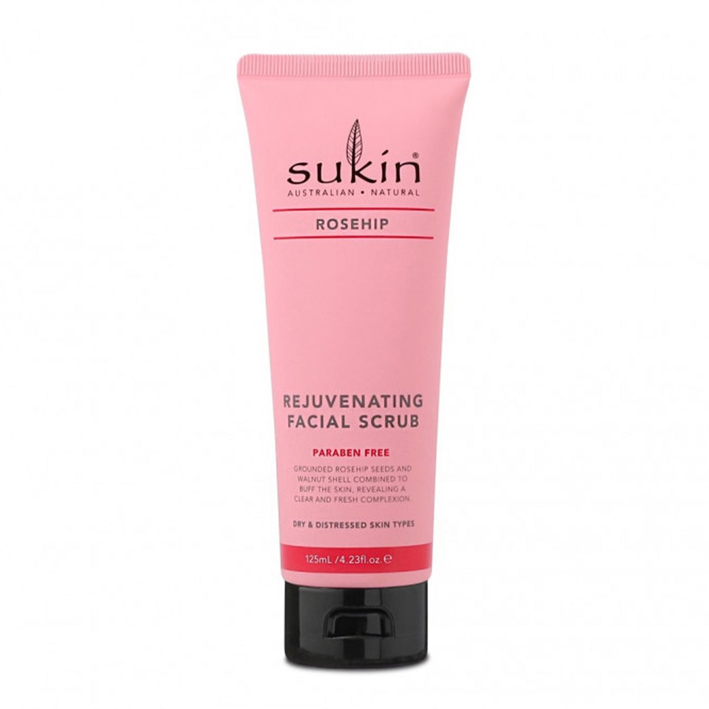 Sukin, Esfoliante Facial Rejuvenescedor de Rosa Mosqueta - 125 ml (4.23 fl oz)