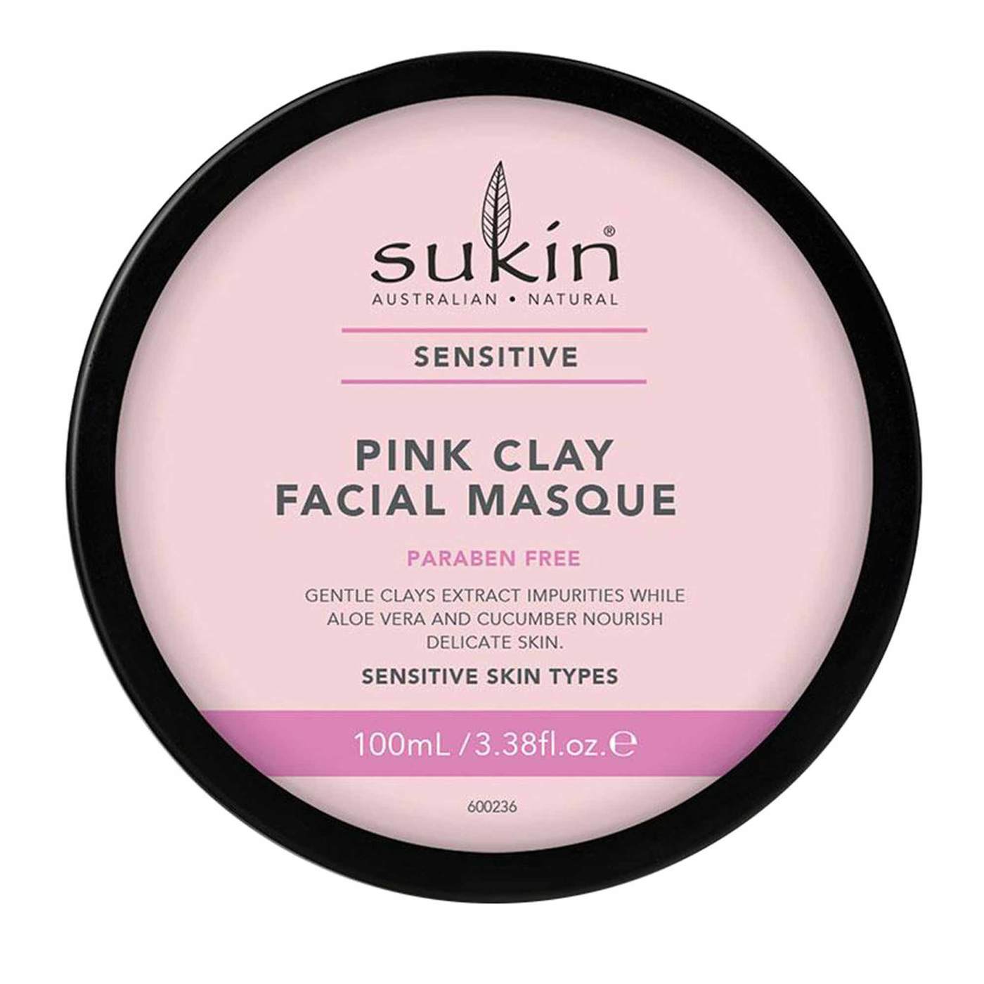 Sukin Sensitive Pink Clay Facial Masque - 3.38 fl oz (100 ml)