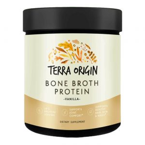 Terra Origin Bone Broth Collagen Protein Vanilla - 12.33 oz (349.5 g)