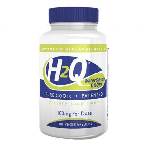 Health Thru Nutrition H2Q CoQ10 100mg - 180 Vegetarian Capsules