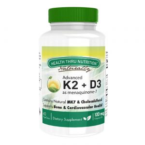 Health Thru Nutrition K2 and D3 - 60 VegeCaps
