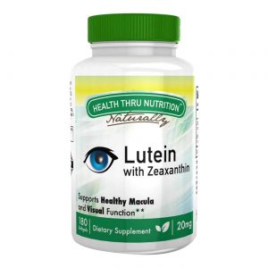 Health Thru Nutrition, Luteína 20mg - 180 Mini Cápsulas em Gel