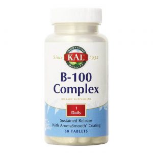 Kal B-100 Complexos de Libertação Sustentada 60 Tabletes
