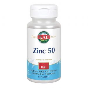 Kal Zinco 50 mg hidroxi ácidos com orotates 60 Tabletes
