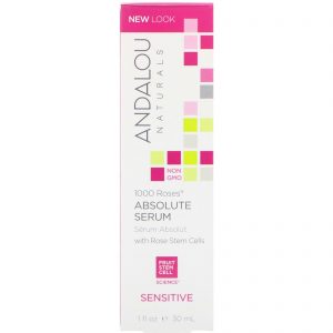 Andalou Naturals, 1000 Roses Sérum Absoluto, Sensível, 1 fl oz (30 ml)