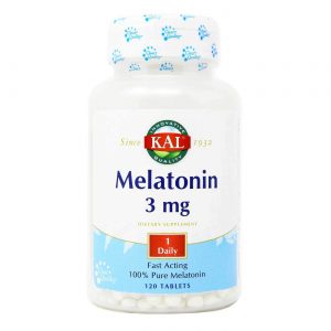 Kal, Melatonina 3 mg - 120 Tabletes