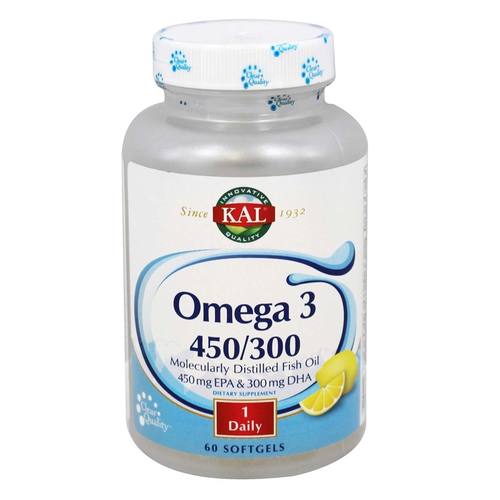 Kal Omega 3 Limão 450/300 60 Cápsulas