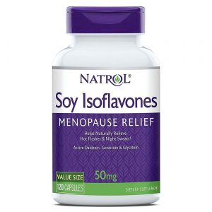 Natrol, Isoflavonas de Soja para as Mulheres - 120 Cápsulas