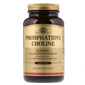 Solgar, Fosfatidilcolina, 100 Softgels