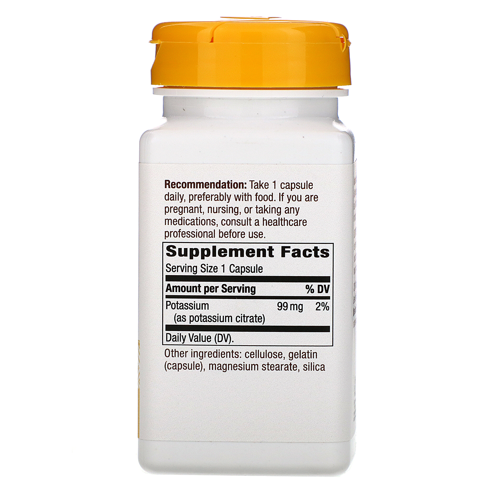 Nature's Way, Potassium, 99 mg, 100 Capsules - Imagem 2