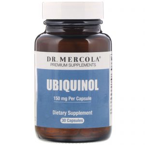 Dr. Mercola, Ubiquinol, 150 mg, 30 Cápsulas