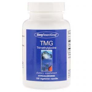 Allergy Research Group, Trimetilglicina TMG, 100 Cápsulas Vegetarianas
