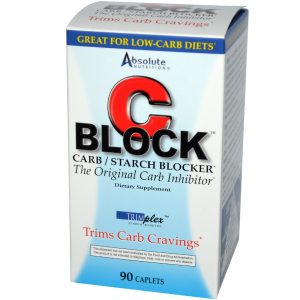 Absolute Nutrition, CBlock, Carb/Starch Blocker, 90 Caplets
