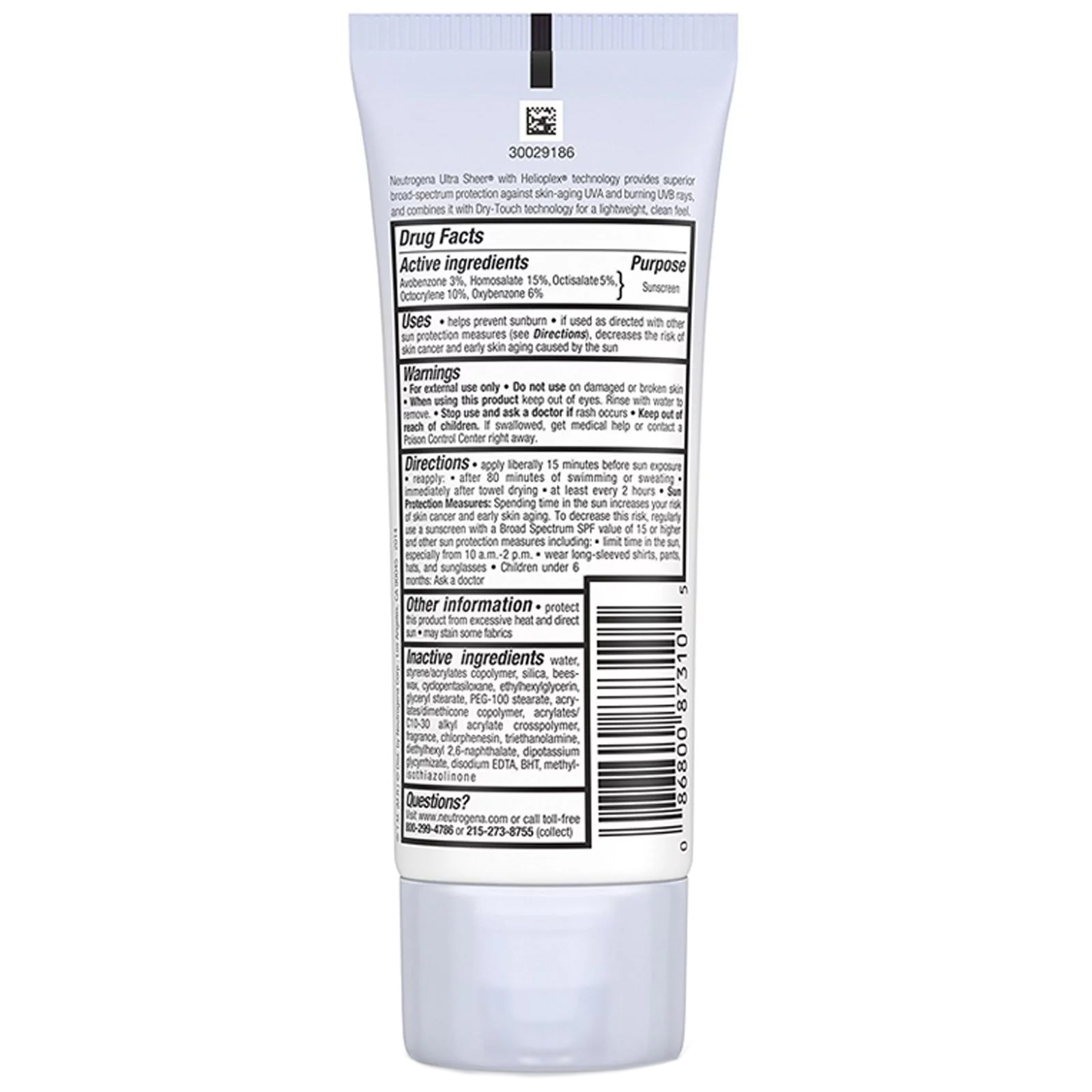 Neutrogena, Protetor solar ultrapuro, de toque seco FPS 100+, 3 fl oz (88 ml) - Imagem 2