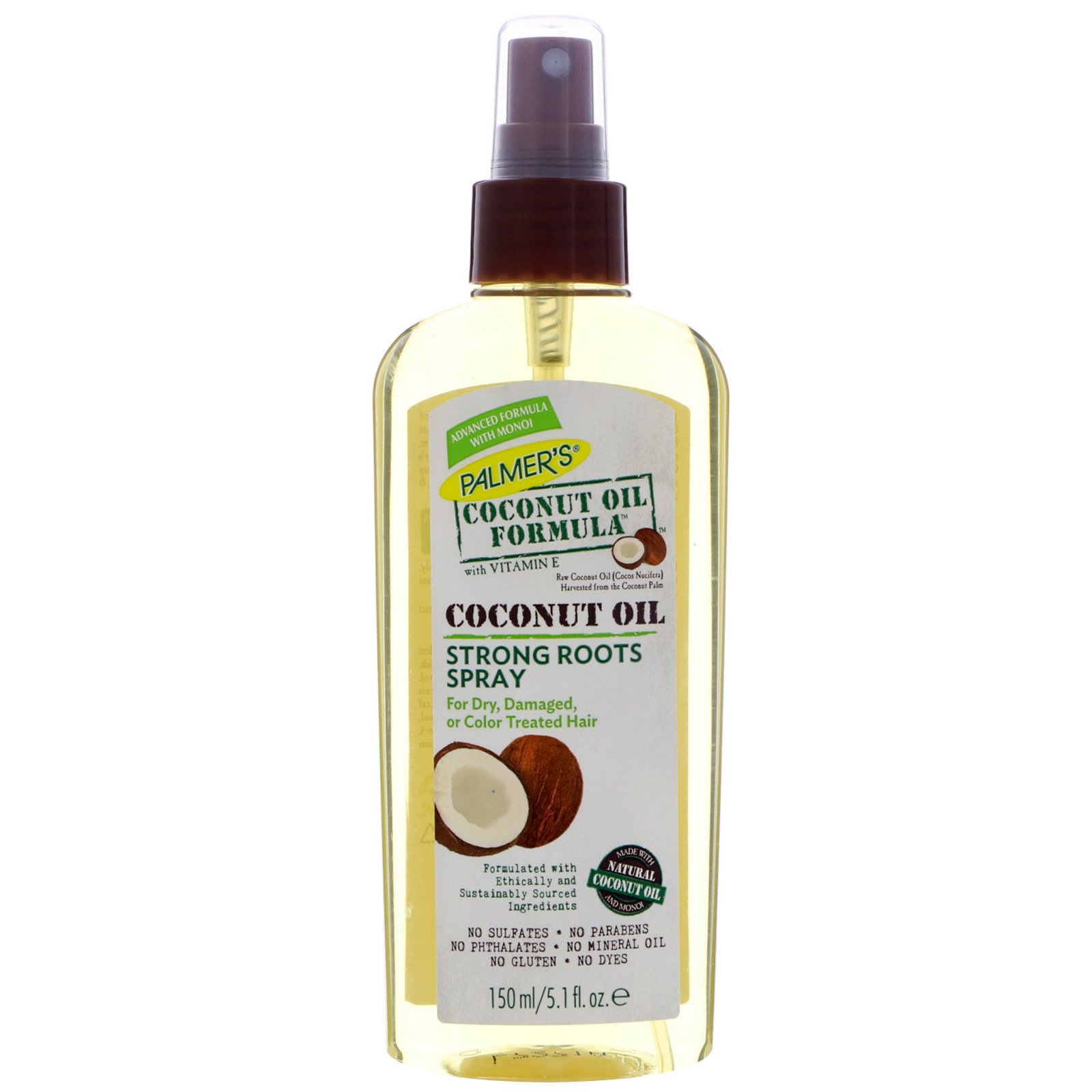 Palmer's, Fórmula de Óleo de Coco, Spray Raízes Fortes, 5,1 fl oz (150 ml)
