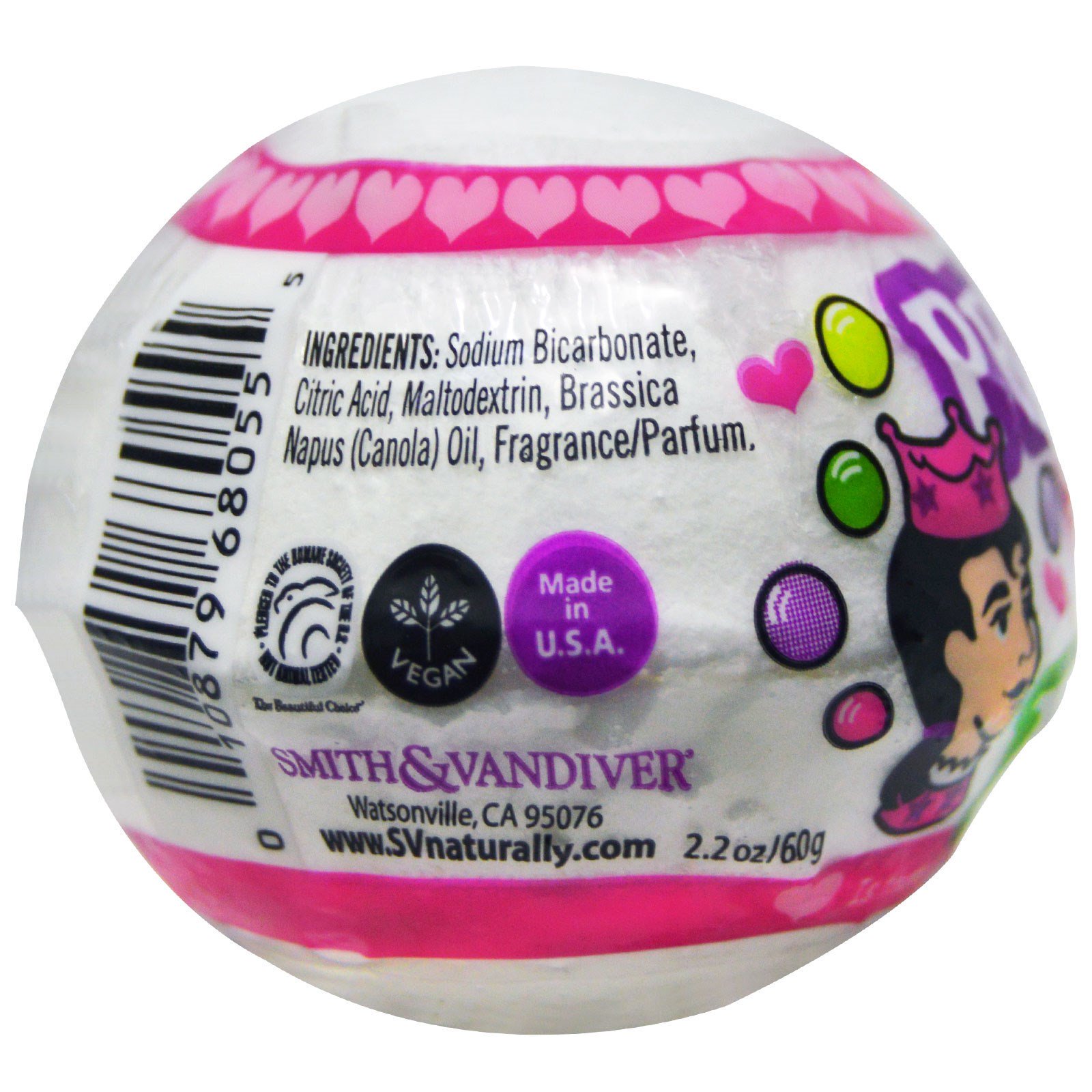 Smith & Vandiver, Banho Efervescente, Príncipe ou Sapo? 2,2 oz (60 g) - Imagem 2