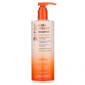 Giovanni, 2chic, Shampoo Ultravolume, para Cabelos Finos e Fracos, Tangerina e Manteiga de Mamão, 24 fl oz (710 ml)