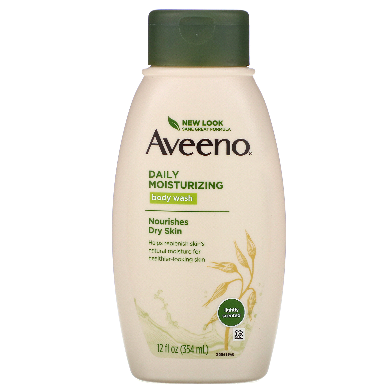 Aveeno, Ativos Naturais, Sabonete Corporal Líquido Hidratante Diário, 12 fl oz (354 ml)