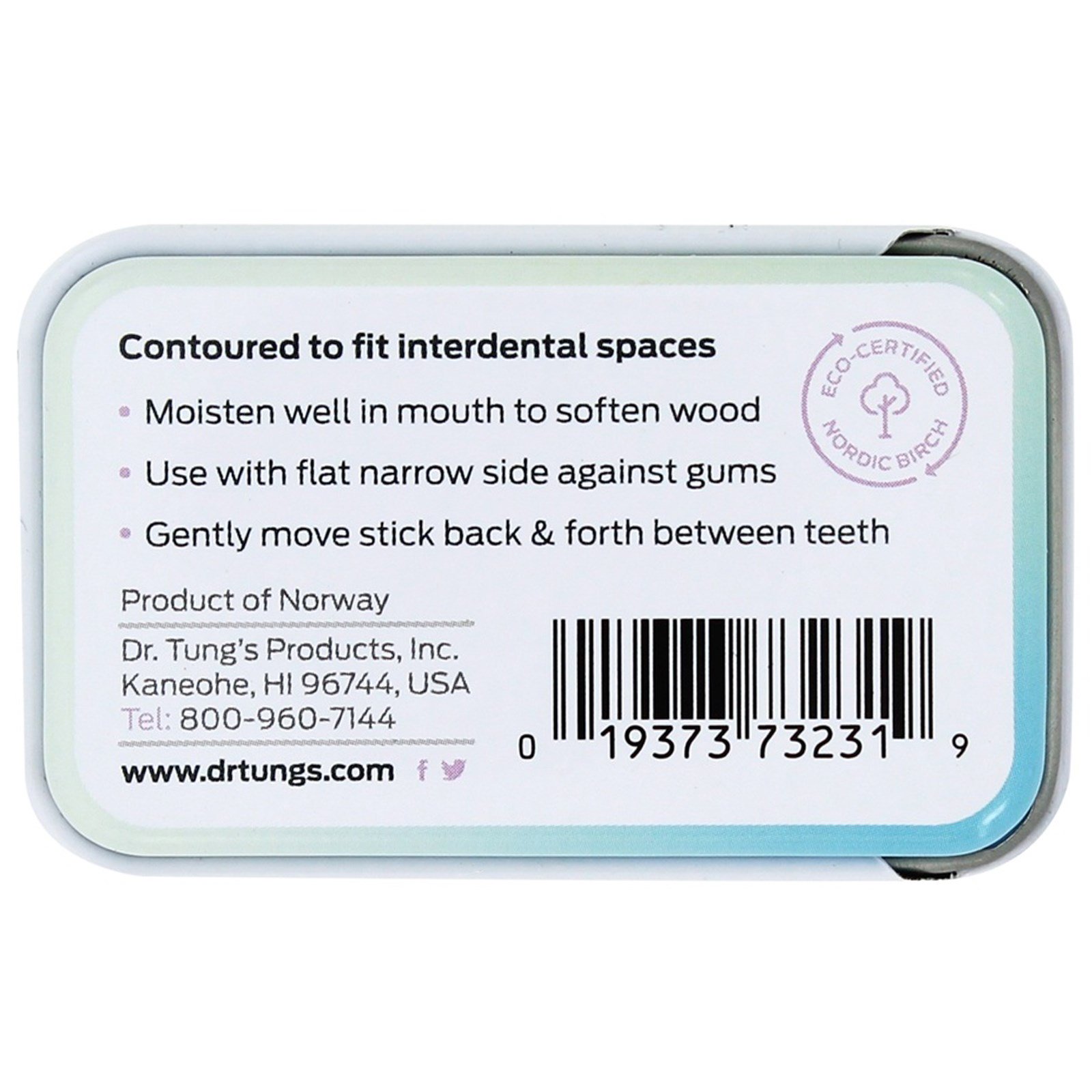 Dr. Tung's, Perio Sticks, extra finos, 100 palitos - Imagem 2