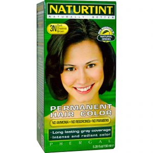 Naturtint, Gel colorador de cabelo permanente, 3N, castanho escuro, 5,28 fl oz (150 ml)