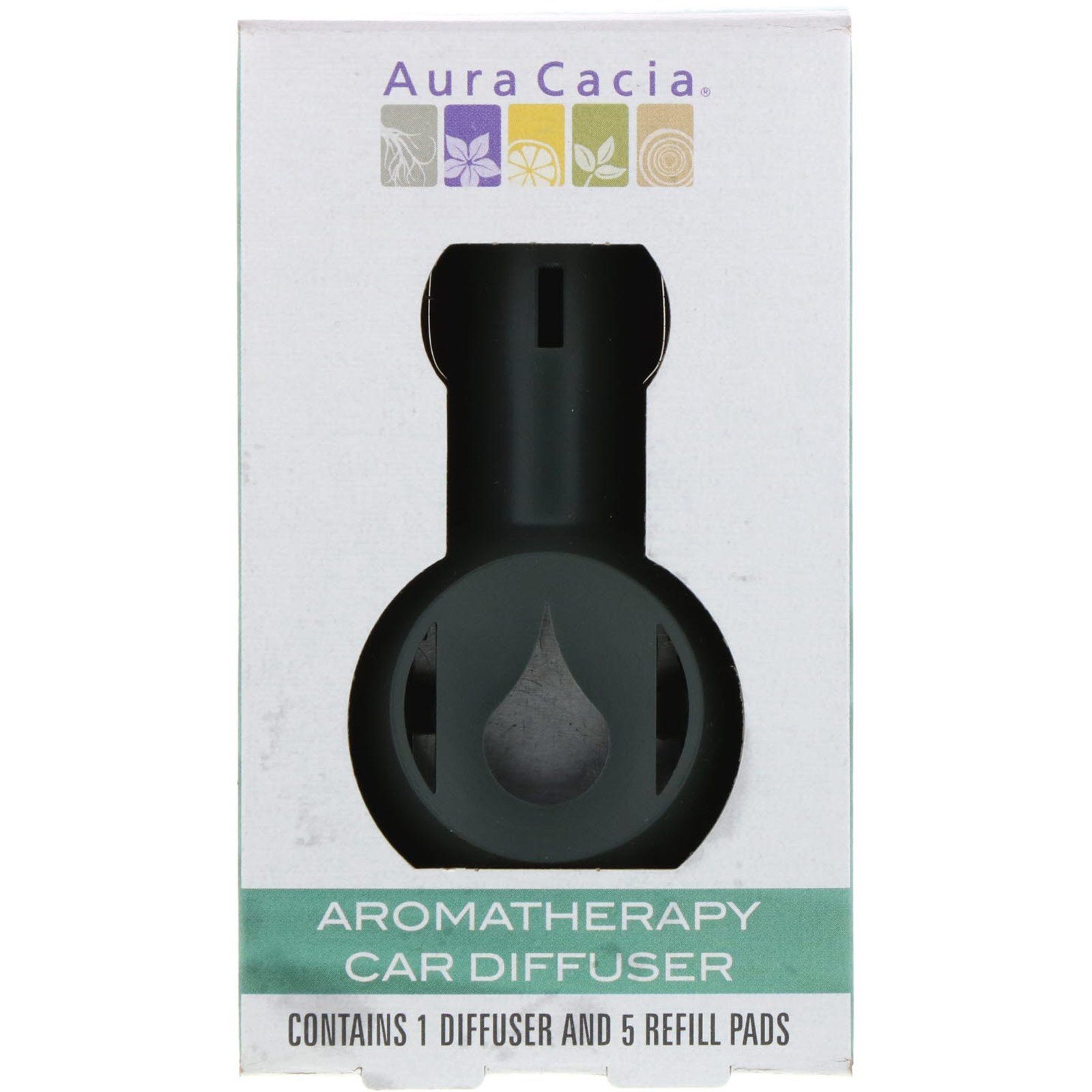 Aura Cacia, Difusor de Car Aromaterapêutico, 1 Difusor