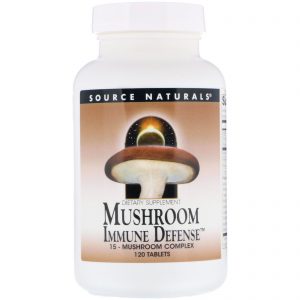 Source Naturals, Defesa Imunológica com Cogumelos, Complexo 16 de Cogumelos, 120 Comprimidos