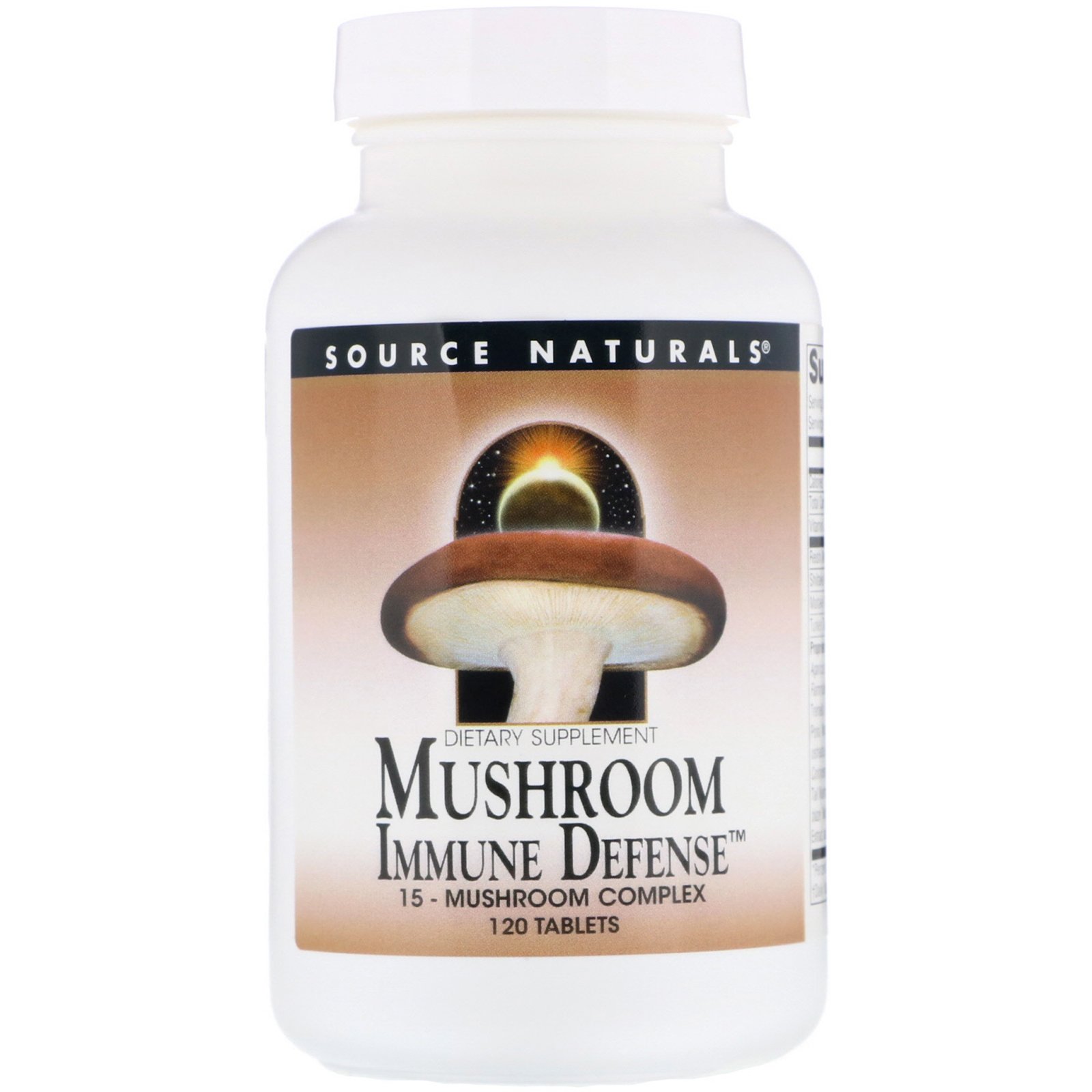 Source Naturals, Defesa Imunológica com Cogumelos, Complexo 16 de Cogumelos, 120 Comprimidos